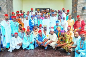 GOVERNOR YAHAYA BELLO RECEIVES OKUN AREA TRADITIONAL COUNCIL ON THANK-YOU VISIT Gbamsblog