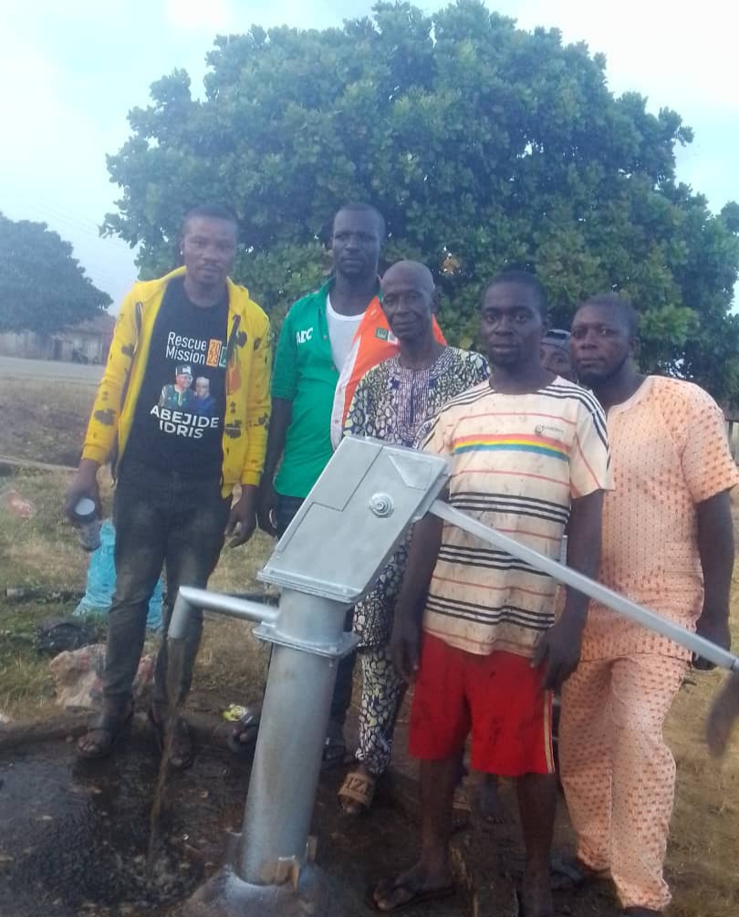 Water is life: IDRUFEM extends his access to clean water project to Illah community, seeks support for ADC Governorship candidate, Elder Leke Abejide for more developmental projects