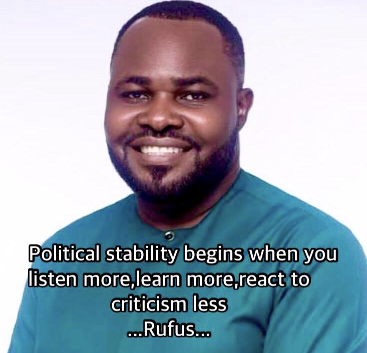 Quote of Dr Idris Rufus Oluwafemi 