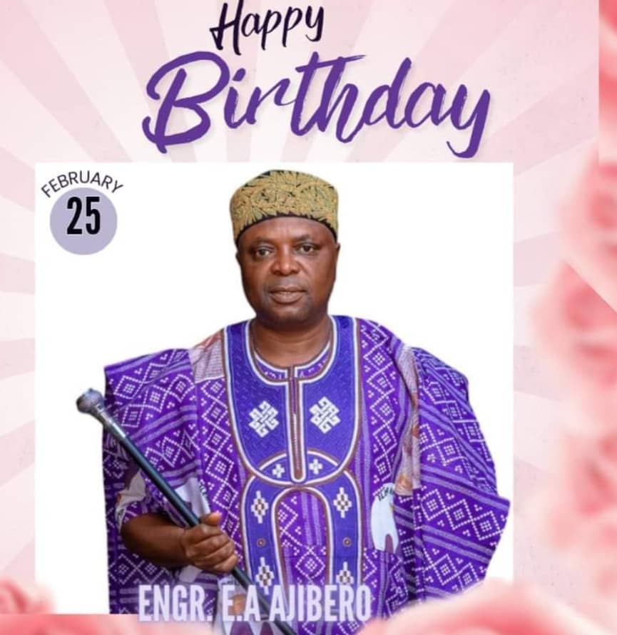 Olugbemi Celebrates a Quintessential Community Leader, Engr. Emmanuel Ajibero, President-General, Kabba Development Union on his birthday anniversary