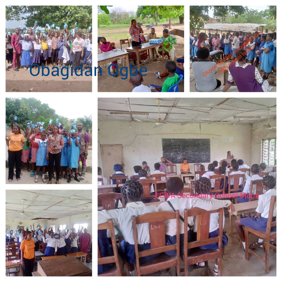 NATIONAL ASSOCIATION OF OKUN STUDENTS (NATIONAL SECRETARIAT) COMPLETES TOUR FOR SCHOOLS IN YAGBA FEDERAL CONSTITUENCY TO SENSITIZE THE FEMALE STUDENTS ON UNWANTED PREGNANCY/PREVENTIVE MEASURES AGAINST INFECTIONS AND SHARING OF SANITARY PADS