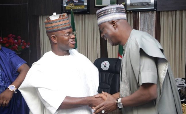 Former Speaker, Matthew Kolawole, Governor Yahaya Bello