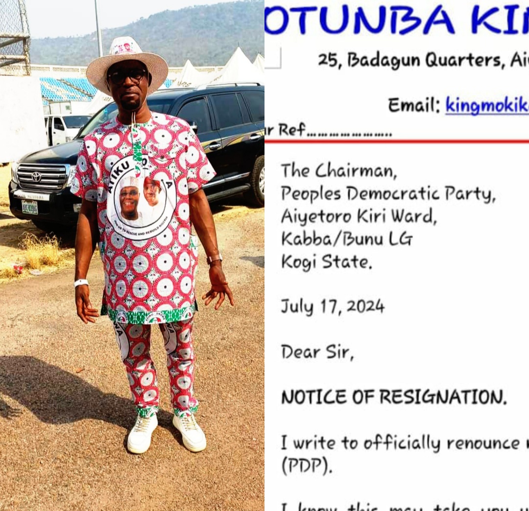 Otunba Kingsley Mokikan, Resigns Membership, PDP in Kogi State