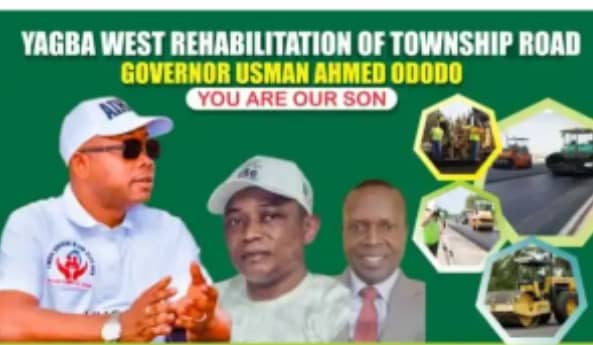 KOGI ALGON CHAIRMAN, GOV. ODODO, EGBE TOWNSHIP ROAD REHABILITATION