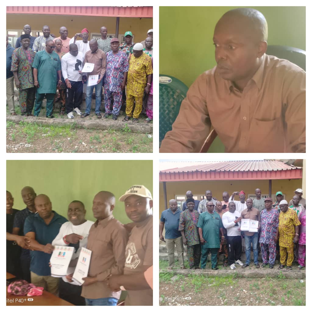 HON TOSIN OLOKUN MEETS APC STAKEHOLDERS & WARD CHAIRMEN TO PRESENT HIS NOMINATION FORM AHEAD OF KOGI COUNCIL ELECTION