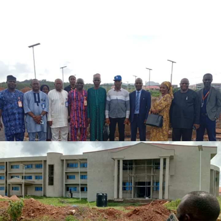 Housing and Urban Development Commissioner, Abanika, Inspects Ongoing Projects at Kogi State University, Kabba