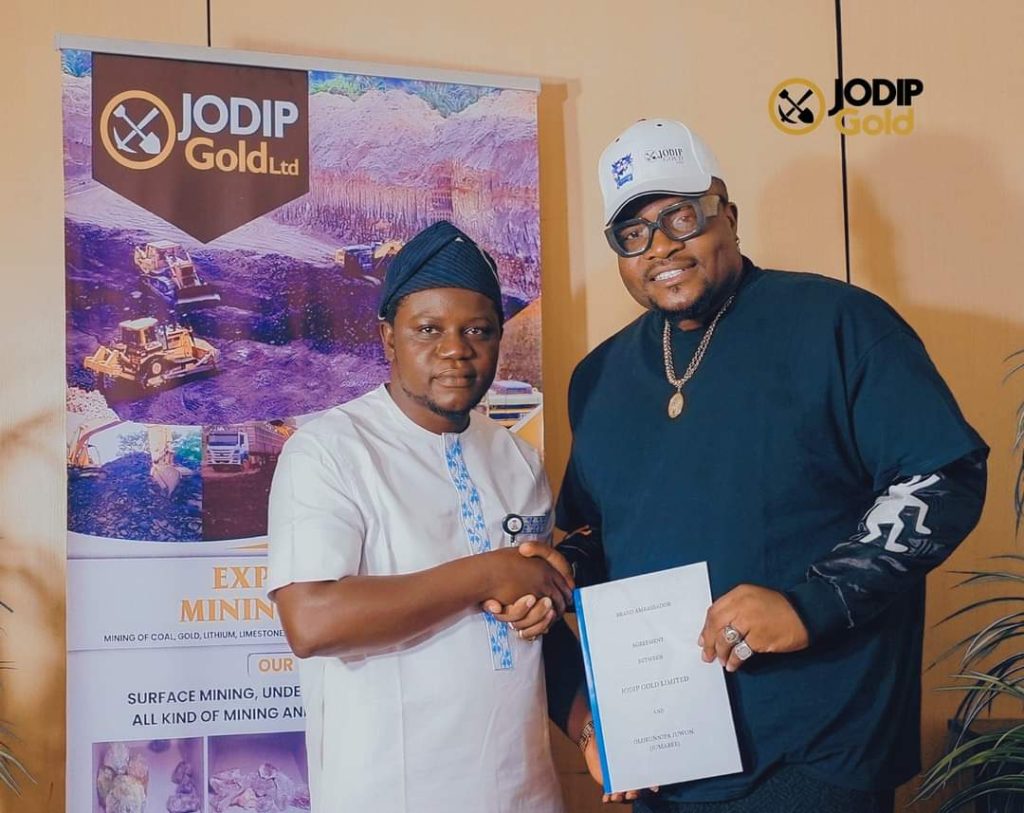 Kogi-Born Superstar Jumabee Inks Multi-Millionaire Deal with Leading Nigerian Mining Company, JODIP Gold