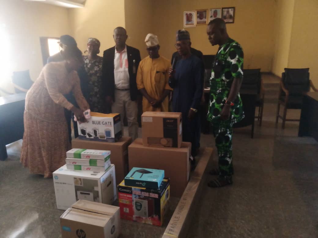 Hon (Barr.) Zacchaeus Dare Michael Receives ICT Equipment From Kogi ACReSAL To Enhance Database Capacity And Project Monitoring