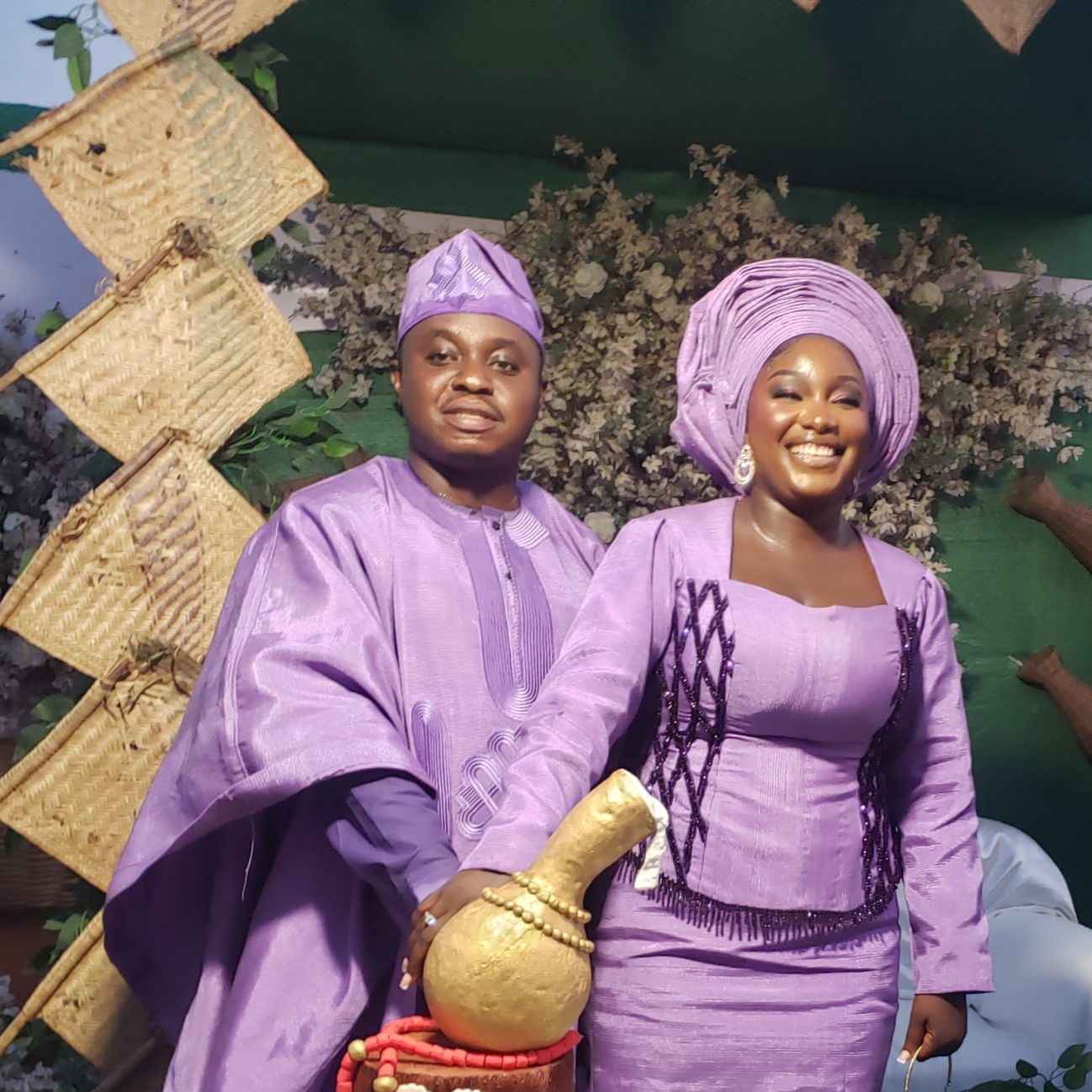 Photos from Engagement wedding ceremony of Queen Favour and Dr Victor