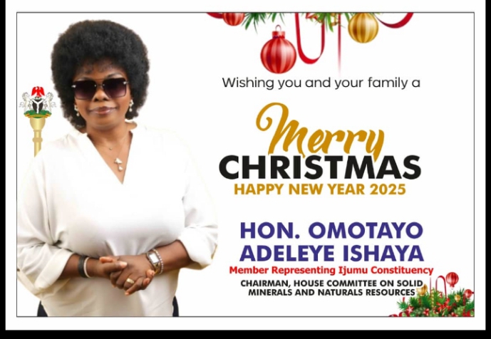 A CHRISTMAS MESSAGE OF LOVE, JOY, AND HOPE TO THE GOOD PEOPLE OF IJUMU CONSTITUENCY