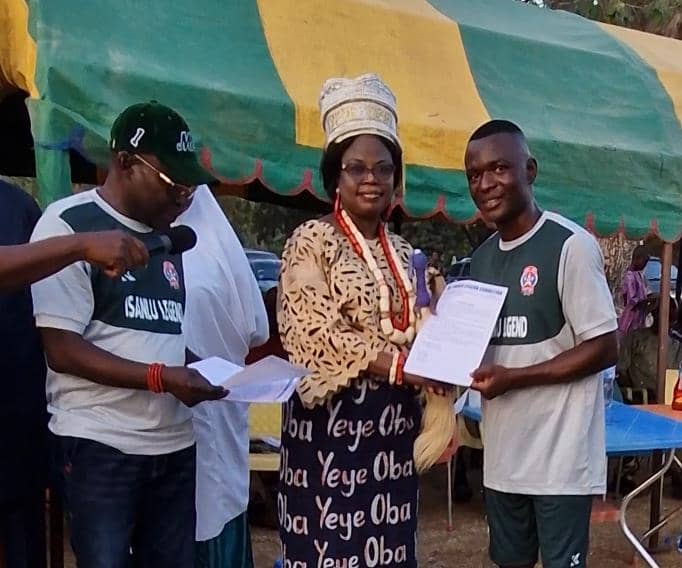 ISANLU LEGEND EXHIBITION RECOGNISES HON. DR. STEPHEN ADEWUMI FOR HIS OUTSTANDING CONTRIBUTION TO SPORTS PROMOTION AND TALENTS DEVELOPMENT