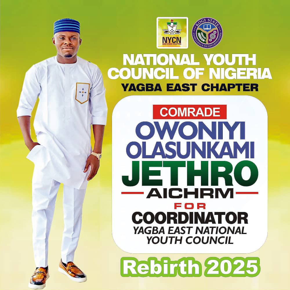 Yagba East Youths Endorse Comrade Owoniyi Olasunkanmi Jethro for National Youth Council of Nigeria