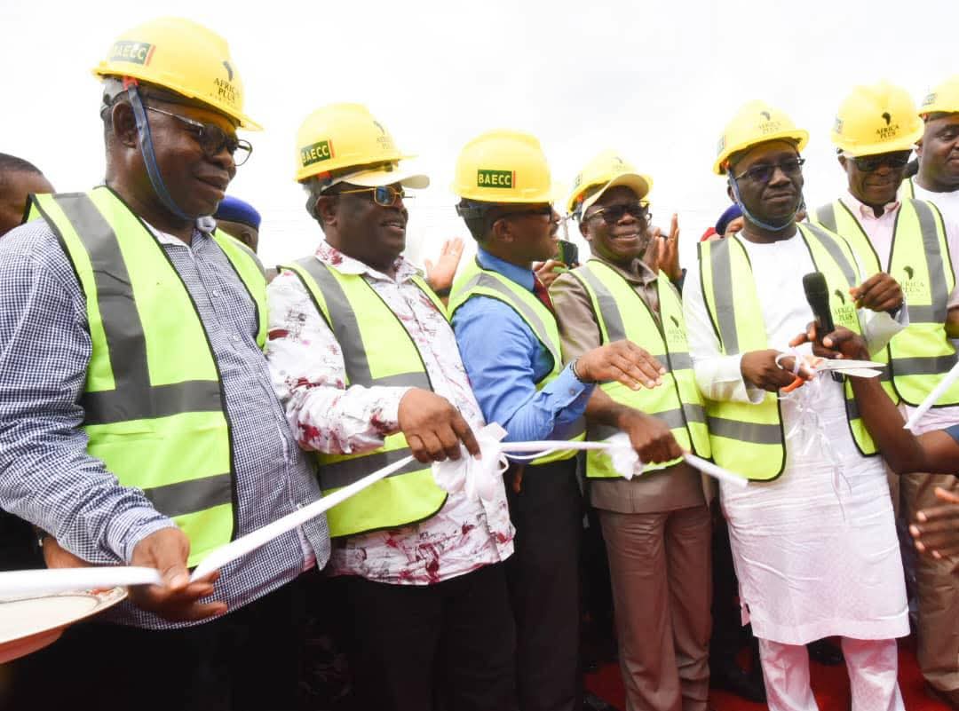 PRESIDENT TINUBU FLAGS OFF BENIN-ASABA HIGHWAY, AS UMAHI HAILS GOV OKPEBHOLO