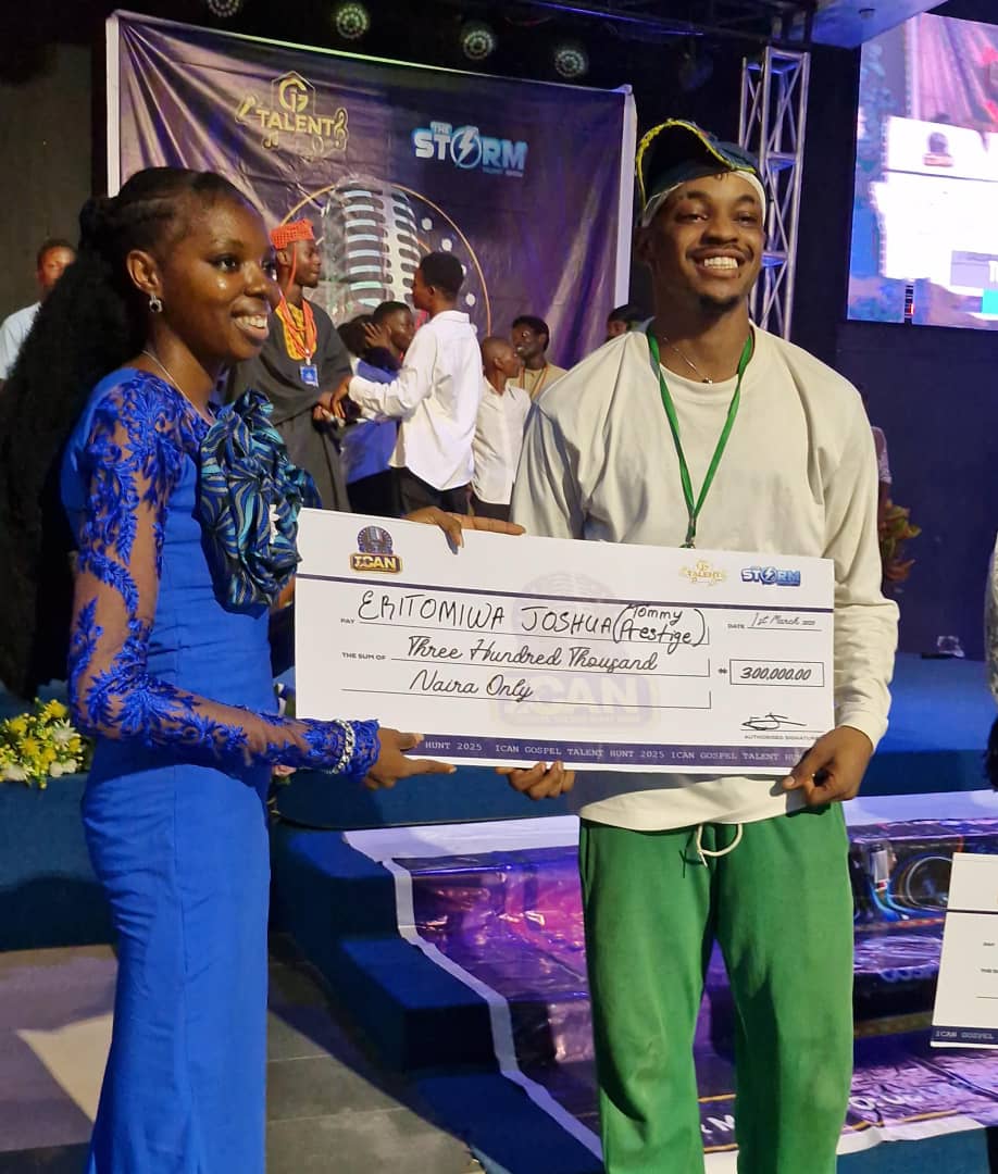 ICAN GOSPEL TALENT HUNT KOGI 2025: TOMMY PRESTIGE EMERGES WINNER