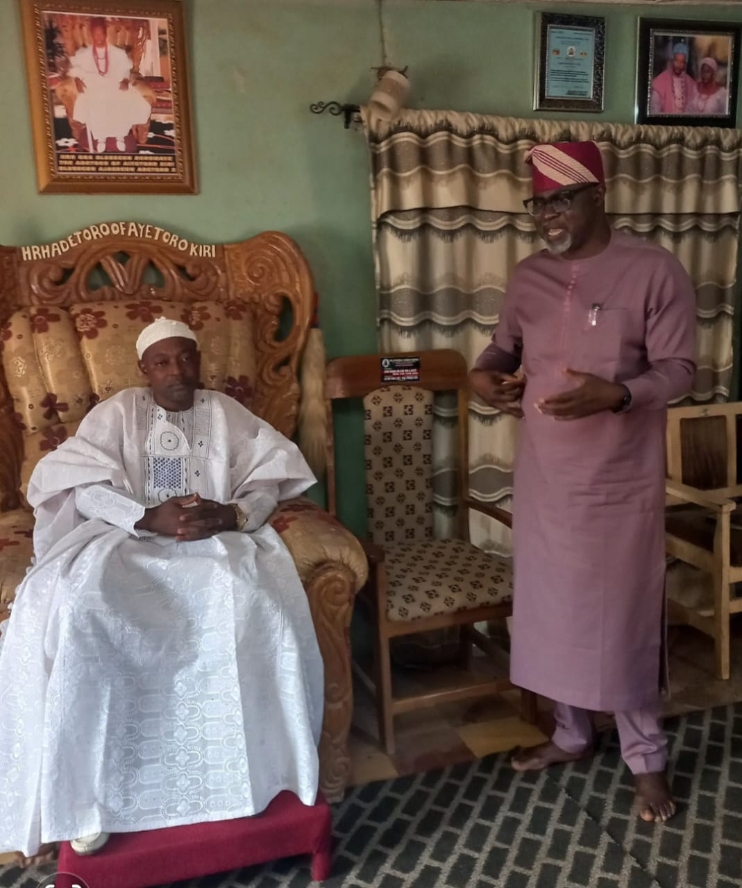 Arc. Salman Idris Visits Kiri Kingdom on a Solidarity Visit, Reaffirms Commitment to Constituents' Security