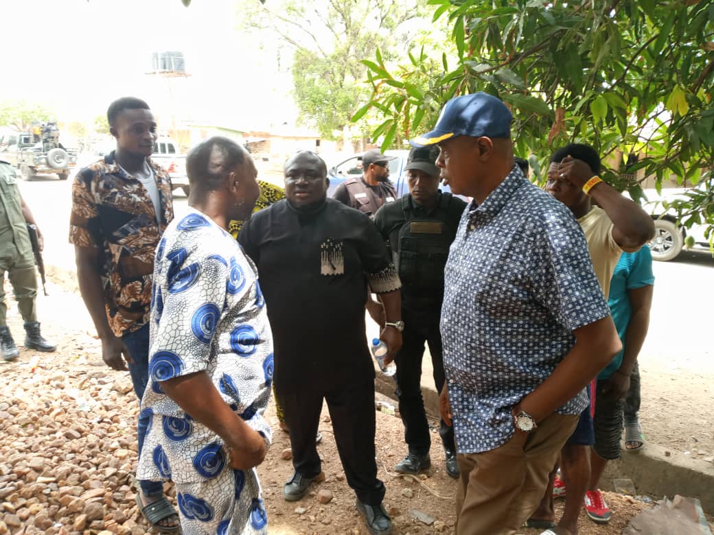 Hon (Barr.) Zacchaeus Dare Michael With Comdr Jerry Omodara rtd Led Kogi State Govt Delegation, Security Agencies On Inspection To Find A Suitable Location For A Forward Operating Base (FOB) Along Iluke, Offere Kiri, Ike Bunu Axis