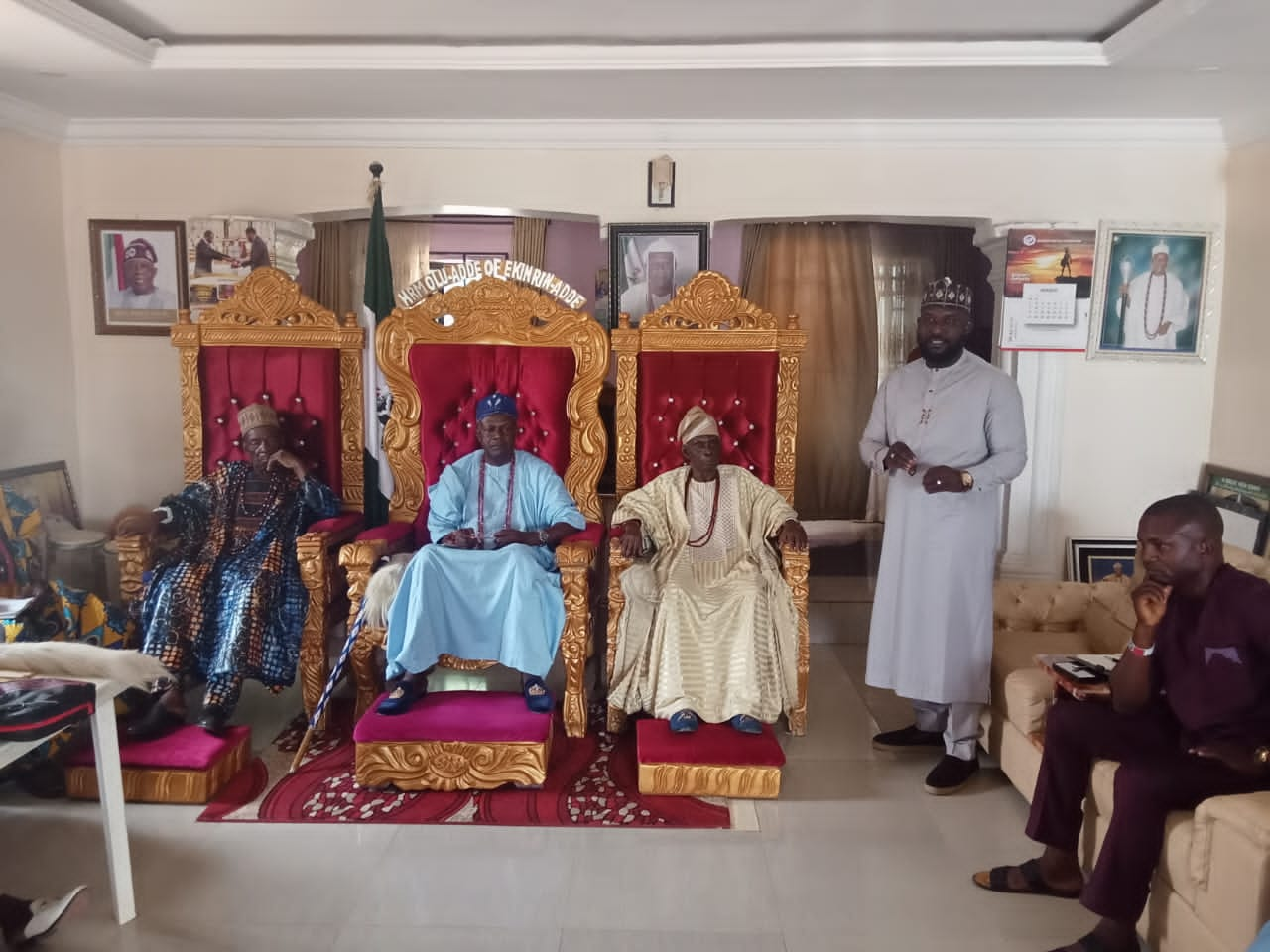 Alhaji Ibrahim Haruna, Chairman of Ijumu LGA, Holds Meeting with Ekirin-Adde Traditional Council – Calls for Peaceful Coexistence and Investment in Security, Community Growth, and Development