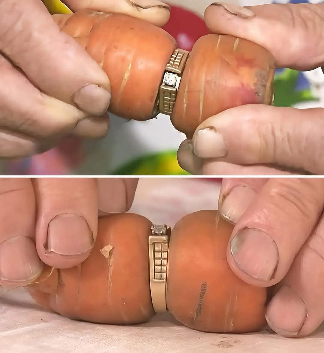Lost and Found: Diamond Ring Returns After 13 Years—Wrapped Around a Carrot