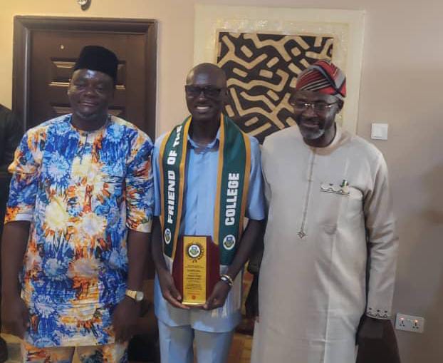 PROVOST KSCOE (T) MOPA LAUDS PRINCE OLATUNJI OLUSOJI FOR SPONSORING 100 STUDENTS