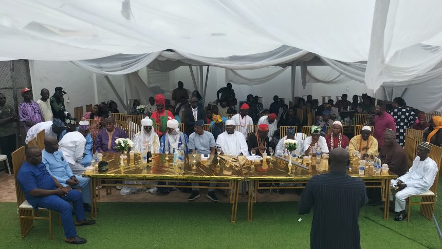 Council Leader Obaromi Felicitates Elulu of Mopa on Housewarming and Arrival of Baby Boy